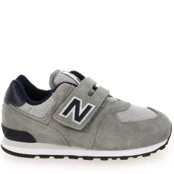 574 Be1 Velcro - Gris Marine