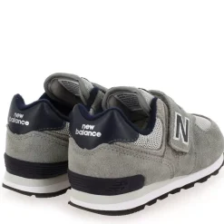 574 Be1 Velcro - Gris Marine