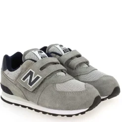 574 Be1 Velcro - Gris Marine