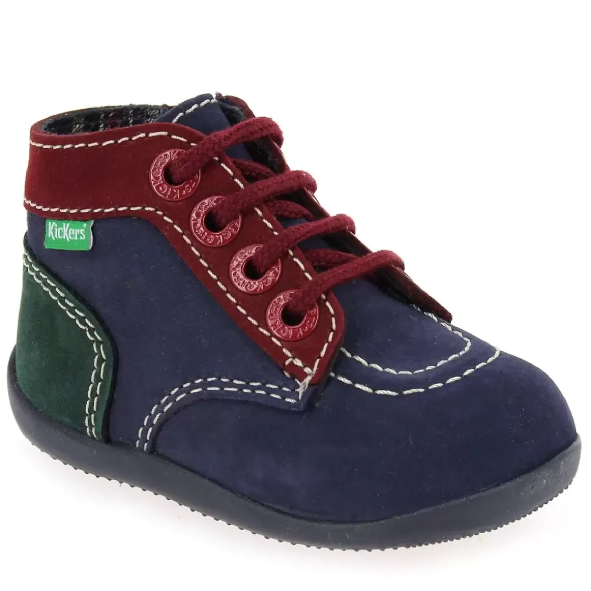 Bonzip - 2 Tricolor - Marine Rouge