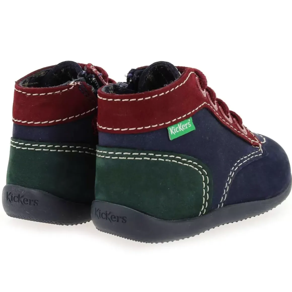 Bonzip - 2 Tricolor - Marine Rouge
