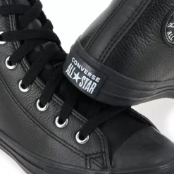 Ctas Hi Ev Classic Elevated Leather - Noir
