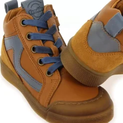 Rosario Lace - Up - Cognac Bleu