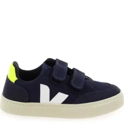 Small V12 Velcro Canvas - Marine Jaune