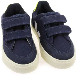 Small V12 Velcro Canvas - Marine Jaune