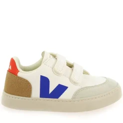 Small V12 Velcro H23 - Blanc Bleu