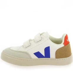 Small V12 Velcro H23 - Blanc Bleu
