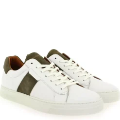 Spark Gang Nappa/Suede - Blanc Kaki