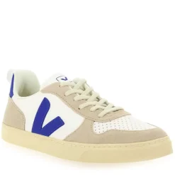 V10 Laces - Blanc Bleu