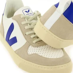 V10 Laces - Blanc Bleu